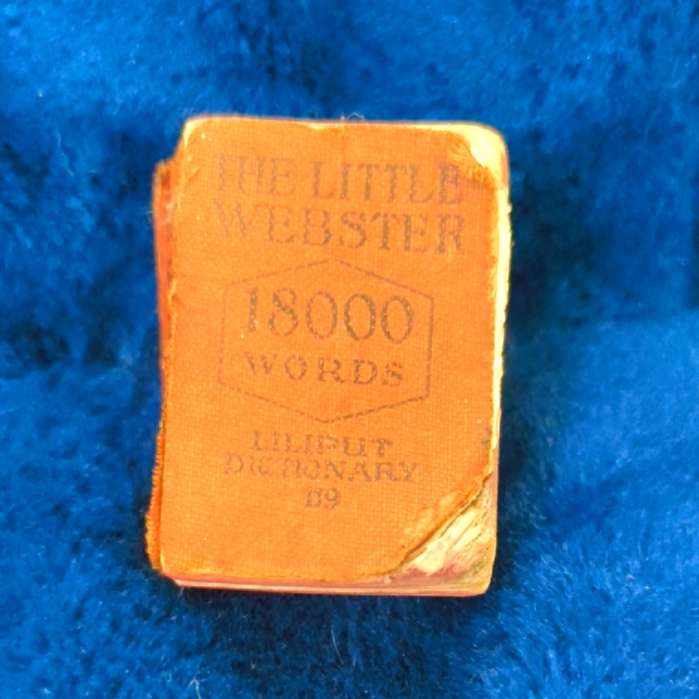 Miniature Dictionary Little Webster
